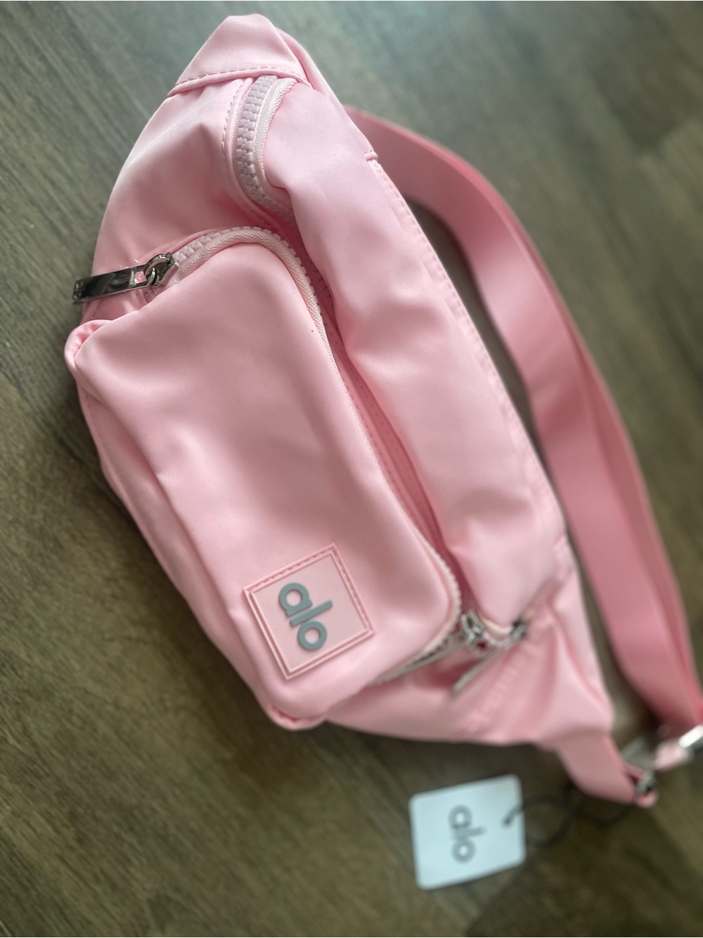 ALO Yoga Pink Crossbody Waist Bag